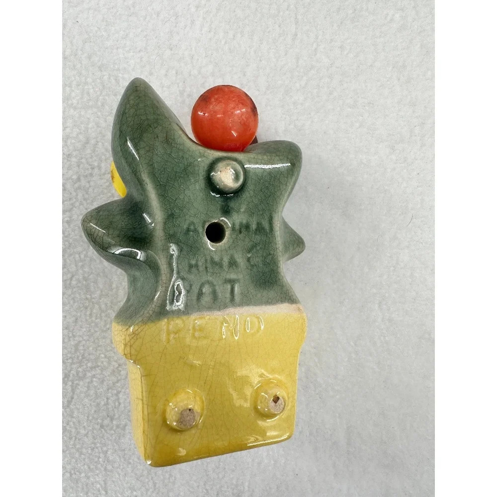 Ceramic Vintage 70's Measuring Spoon Flower Holder Can be hung‎ on wall